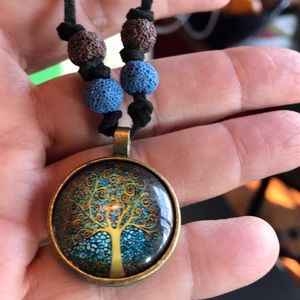 Tree of Life Diffuser Necklace